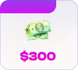 $300